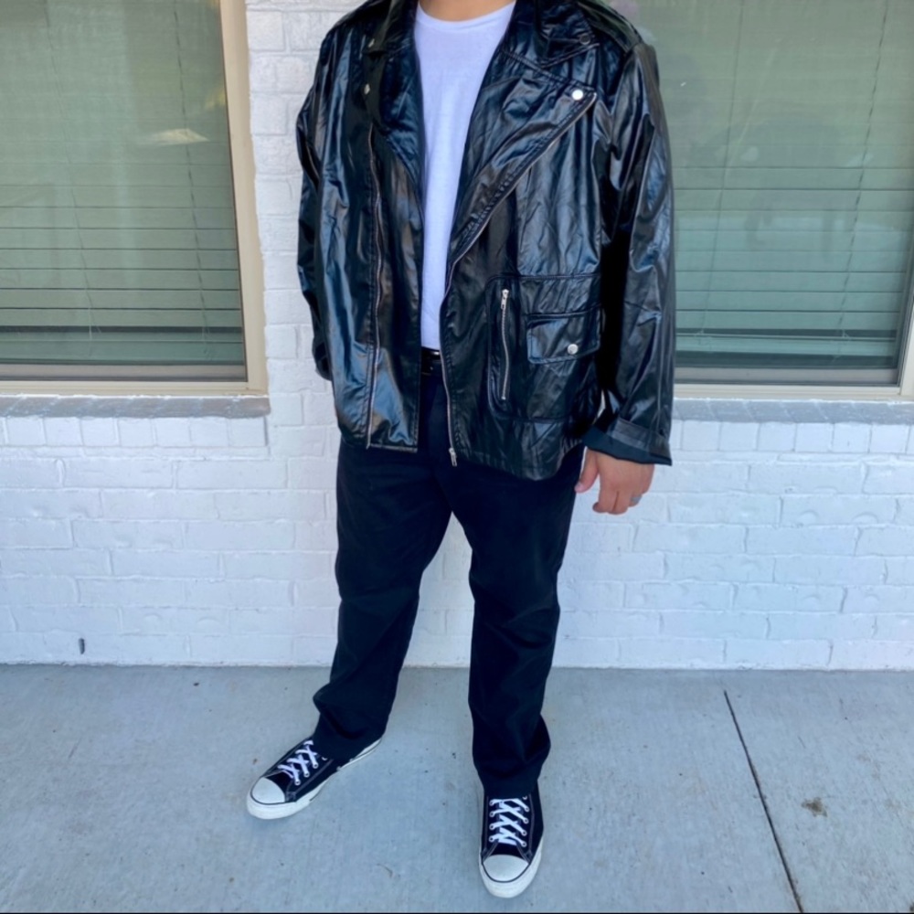 T Birds Faux leather jacket- Mens XXL